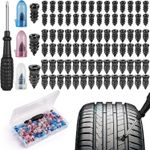 85pcs Tyre Puncture Repair Kit Screw In Rubber Nail Car Tire Nail Motorcycle