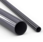 Grey PVC Pipe Metric Solvent Weld Tube OD 10-75mm Aquarium Fish Tank  Plumbing