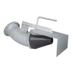 Slurry Fitting Bauer Female Spreader Splash Plate 6" 45 degree Bend