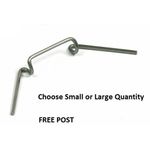 GREENHOUSE Glass W Spring Clips For Repairs & Replacement - FREE P&P UK