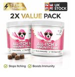 2x NutriPaw All-Itch Immunity Treats For Dogs Soothe Itchy Paws Eyes, Ears, Skin