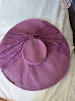Zara Women's Hat Purple Wedding Races Revival Party Built In Head Band Size Med
