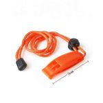 2pcs Loud Emergency Whistle with Lanyard Safety Camping Hiking Boating UK