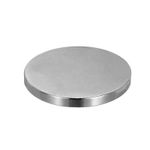 100x10mm Steel Bench Block Steel Block Metal Bench Block No Holes Round