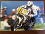 WAYNE GARDNER HAND SIGNED 12X8” PHOTO ROTHMANS HONDA 500CC WORLD CHAMPION 1987