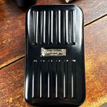 Eva Air Salvatore Ferragamo Black Hard Case Zip Toiletry Case - Empty