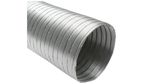 3 m Aluminium Flexi Pipe Alloy Air Duct Tube Heat Resistant Hose Ø 80 - 200 mm