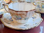 Antique Paragon Tea Cup & Saucer–Star Backstamp-Hand Painted c.1910s–1920s Early