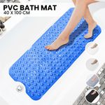 K Collection Shower/Bath Mat – Anti-Mildew, Non-Slip, Machine Washable