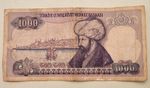 Turkey banknote,  1000 Lira,  1970  SN° - C47881517