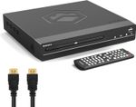 Compact DVD Player with Included HDMI | Multi Region Disc Playback