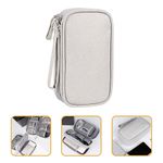 Reusable Electronic Products Storage Bag Travel Cable Organizer in Grey