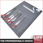 Wet Room Shower Tray Kit With Linear Drain Options (Waste/Trap Included)