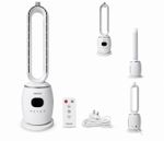 Bladeless Tower Fan 60W with Remote Control LED Display 3 Speeds Cooling Fan