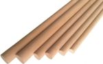 Premium 1m Beech Wood Dowels - Smooth & Sturdy Rods for DIY Crafting, Woodcraft