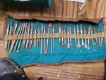 35 Vintage I & H Sorby Cast Steel Brace Bits Woodworking Tools  carpentry 