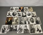 23 x Famous 19th Century Composer, Musician Postcards, Prints 2 Signed Bundle UK