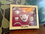 Vintage Steiff Mini Porcelain Tea Set 'Teddy Rose' (1994) German Made No. 613630
