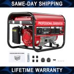 6500W 7.5HP Petrol Inverter Generator OHV 4-Stroke Recoil Start 220V Tri-fuel