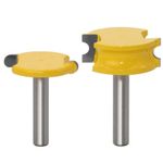 1/4 Inch Shank Canoe Joint Router Bit Set – Bead and Flute Woodworking Router Bi