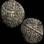 Edward I Silver Penny Class 4d London S1395 N1024 Strong Portrait Near VF