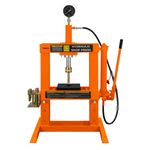 Hydraulic 10 Ton Press, Bench Mount, Pressure Gauge, Workshop Garage