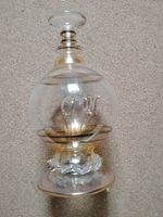 Glass Figurine With Elephant Inside. Made In Egypt.. 5'x3"