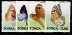 TONGA QEII SG1036-1039, 1989 butterflies set, NH MINT.