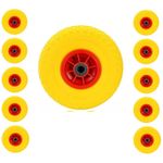 10 X 10" Puncture Burst Proof Solid Rubber Sack Truck Trolley Wheel Spare Tyres