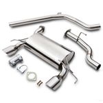 CATBACK EXHAUST SYSTEM KIT STAINLESS STEEL FOR VAUXHALL CORSA E VXR 1.6T 2015+