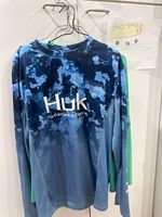 3 - Huk Performance Fishing Men's Long Sleeve Polyester Crew Neck  Shirts.