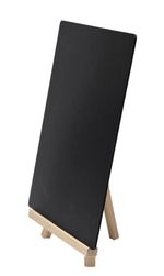 TABLE TOP BLACKBOARD -A4 SIZE x 1 - ON 24cm WOODEN EASEL + A LIQUID CHALK PEN SS