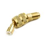 R410aAdapter Anti-Blowback Low Loss Hose Fitting 1/4 Male To 5/16Female HVAC NEW