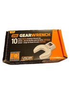 GearWrench 10-Piece Crow Foot Spanner Set, 10 to 19 mm, Alloy Steel