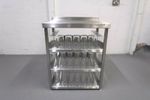 700mm Stainless Steel Modular Glass Shelving Storage Station