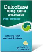 Dulcoease Stool Softener - Relief of Constipation - 30 Soft Gel Capsules