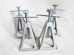 Aluminium Stabilizer Stack Jack Stands X4 (Adjustable Caravan Trailer Levelling)