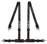 TRS Clubman 4 Point Harness BLACK (Snap Hook) - Road Legal ECE Approved (Saloon)
