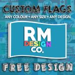 CUSTOM PRINTED PERSONALISED FLAG BANNER - 5ft x 3ft - FREE DESIGN