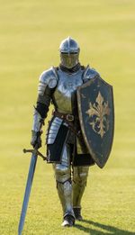 Medieval Knight Full Plate Armor Suit - Battle Ready Steel Armor for LARP