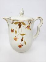 Vintage Hall's Superior Autumn Leaf Jewel Tea Coffee Pot Pitcher Mary Dunbar 