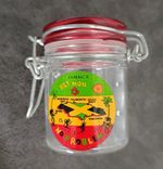 Jamaica Small Glass Storage Jar Hemp- Air Tight