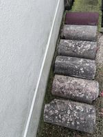 Roof Tiles Half Round Ridge (1 new, 5 old)