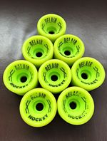 Belair Hockey roller skate wheels green for Bauer supreme turbo Ventro