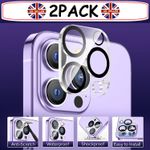2PACK Tempered Glass CAMERA LENS Protector for iPhone 17 16 15 14 13 12 Pro Max
