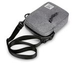 Mens Grey Crossbody Bag Small Sling Shoulder Chest Bag Travel Casual Lightweigh