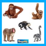 Papo / Schleich GORILLA LEMUR MONKEY SLOTH Toy Animals - Choice of 18 with Tags