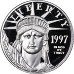 1997-W Platinum American Eagle $50 Proof Bullion Coin - OGP COA - STOCK
