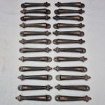 Antique Stair Grips Coppered Cast Iron Pat No 22250 12 Pairs 24 Grips Circa 1900