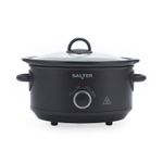 Salter Kuro 3.5L Slow Cooker 3 Heat Settings/Keep Warm for Family Cooking 200W